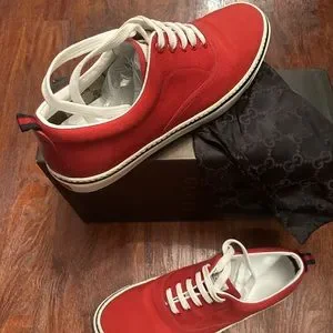 Gucci Men’s red nylon shoes size 11 Gucci | Shoes | Gucci Mens Red Nylon Shoes Size 1 | Poshmark main image 3